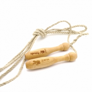 Skipping rope, beech (250 cm) natural - FSC 100%